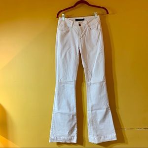 J Brand white flare jeans / bell bottoms
